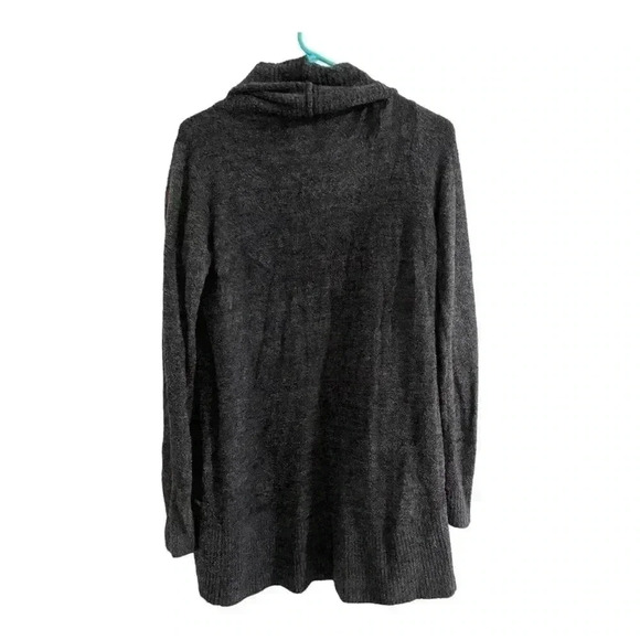 Barefoot Dreams Bamboo CozyChic® Lite Circle Lounge Cardigan Dark Gray XS/S - Picture 5 of 7